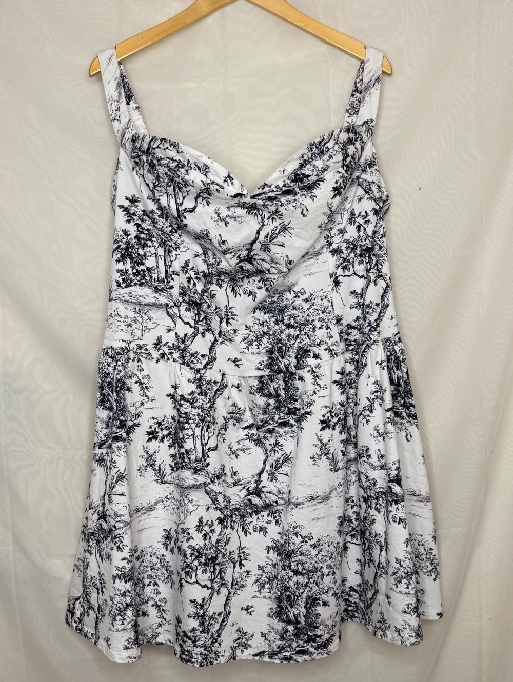 Fashion Nova | Dresses | Toile Print Mini Dress Fashion Nova 3x Cotton Stretch